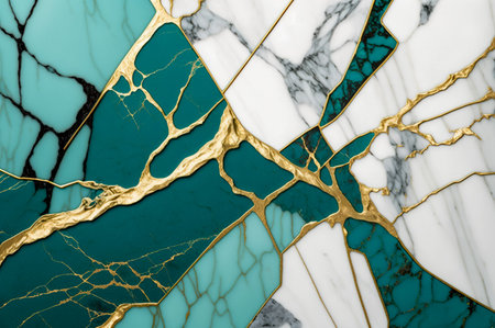 marble texture with natural pattern. Marble abstract background. illustration for Banner, invitation, wallpaper. Generative AIの写真素材
