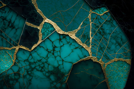 marble texture with natural pattern. Marble abstract background. illustration for Banner, invitation, wallpaper. Generative AIの写真素材