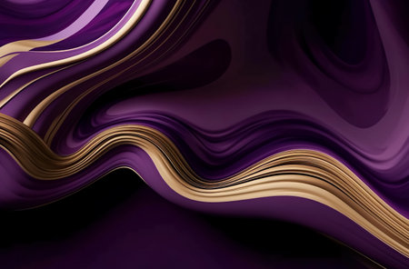 Swirls of marble or the ripples of agate. Liquid marble texture. Fluid art. abstract waves skin wall luxurious art ideas. Generative AIの写真素材