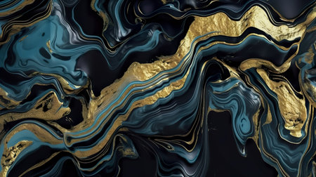 Swirls of marble or the ripples of agate. Liquid marble texture. Fluid art. abstract waves skin wall luxurious art ideas. Generative AIの素材