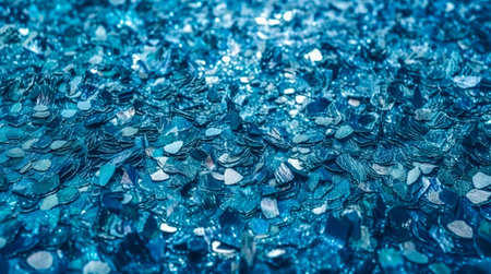 Winter background of snow and frost with free space for your decoration. Generative AIの素材