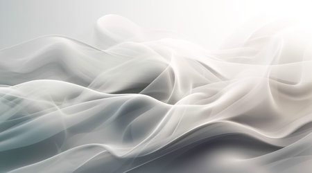 Background of abstract grey color smoke. Movement of smoke. Generative AIの素材