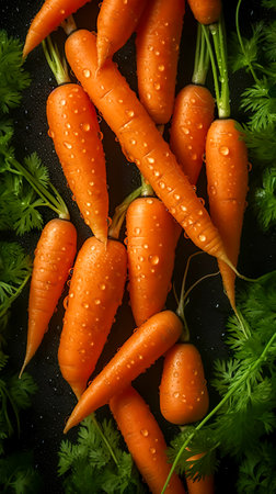Closeup photo of fresh vegetables on background. Background for healthy food and GMO free products.Diet nutrition and fresh vegetables. Vegan and vegetarian. Generative AIの素材