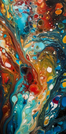 Marble abstract background. Luxury abstract fluid art painting in alcohol ink technique. Generative AIの素材