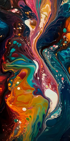 Marble abstract background. Luxury abstract fluid art painting in alcohol ink technique. Generative AIの素材