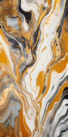 Marble abstract background. Luxury abstract fluid art painting in alcohol ink technique. Generative AIの素材