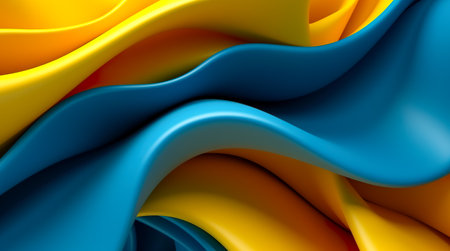 wavy fabric luxury background. Abstract smooth wave background. Generative AIの素材