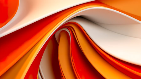 wavy fabric luxury background. Abstract smooth wave background. Generative AIの素材