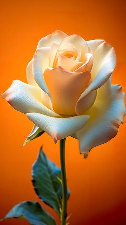rose flower in dark background. beautiful floral background. Generative AIの素材