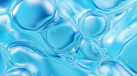 Air bubbles in the water background. Abstract background. Generative AIの素材