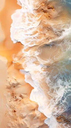 abstract oil paint texture on canvas background. Generative AIの素材