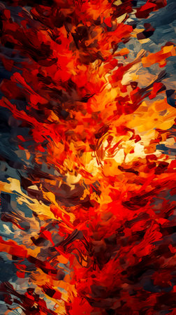 Abstract color texture. Modern futuristic pattern. Multicolor dynamic background. Fractal artwork for creative graphic design. Generative AIの素材