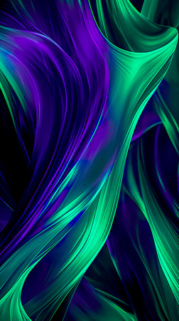 Abstract color texture. Modern futuristic pattern. Multicolor dynamic background. Fractal artwork for creative graphic design. Generative AIの素材
