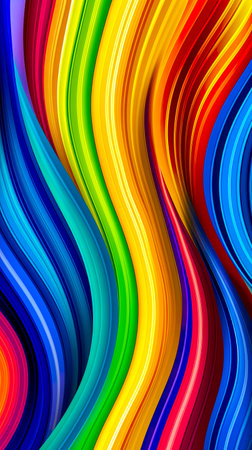 Abstract color texture. Modern futuristic pattern. Multicolor dynamic background. Fractal artwork for creative graphic design. Generative AIの素材