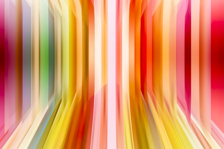 abstract background with colorful spectrum. Bright neon rays and glowing lines. Generative AIの素材