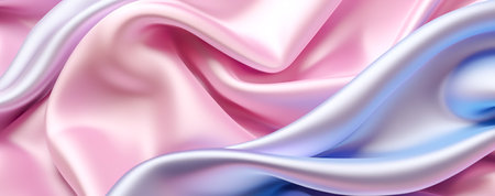 abstract background luxury cloth. Smooth elegant silk can use as wedding background. Generative AIの素材