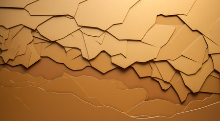 Abstract shine glow backgound. Gold (bronze) glitter Background. Generative AIの素材