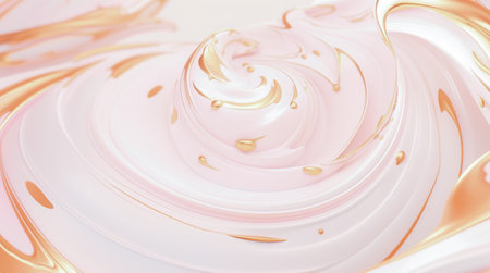 Abstract background ripple milk. Milk drops and splashes. Generative AIの素材