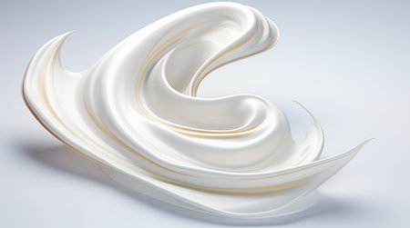 Abstract background ripple milk. Milk drops and splashes. Generative AIの素材