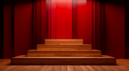 Abstract minimal scene 3D podium. Modern background platform. for product display presentation.の素材