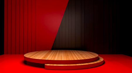 Abstract minimal scene 3D podium. Modern background platform. for product display presentation.の素材