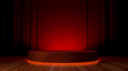 Abstract minimal scene 3D podium. Modern background platform. for product display presentation.の素材