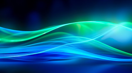 Psychedelic Abstract Futuristic Neon. Fluorescent Sci Fi. Glow Laser Showcase Stage Dark Room. Retro Modernの素材
