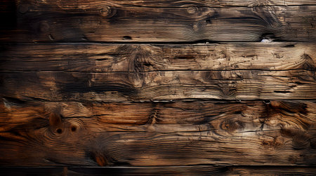 Dark Wood Texture With Natural Patternの素材