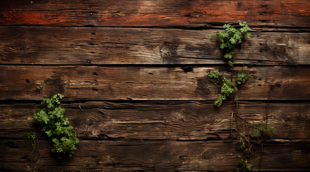 Dark Wood Texture With Natural Patternの素材