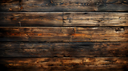 Dark Wood Texture With Natural Patternの素材