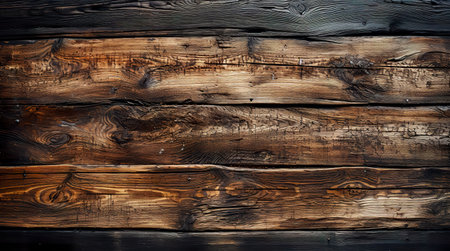 Dark Wood Texture With Natural Patternの素材