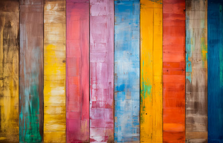abstract grunge wood texture background. vintage colorful wood backgroundの素材