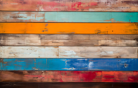 abstract grunge wood texture background. vintage colorful wood backgroundの素材