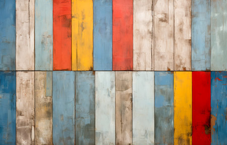abstract grunge wood texture background. vintage colorful wood backgroundの素材