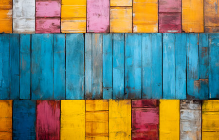 abstract grunge wood texture background. vintage colorful wood backgroundの素材