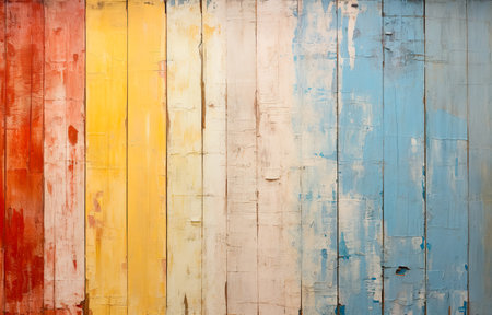 abstract grunge wood texture background. vintage colorful wood backgroundの素材