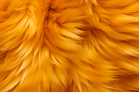 Textures red fox fur. Red fox shaggy fur texture cloth abstract, furry rusty texture plain surfaceの素材