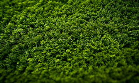 Artificial grass field meadow green. Top View Texture.の素材
