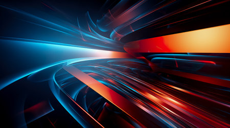 Abstract geometric background. illustration of futuristic scifi.の素材
