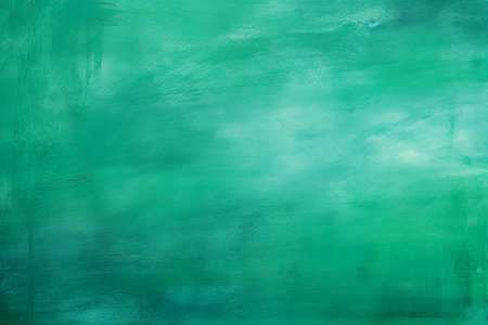 green canvas grungy background. Closeup of green textured wallの素材