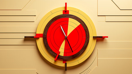 abstract darts board. Target and goal as concept.の素材