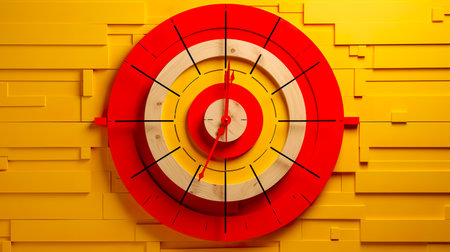 abstract darts board. Target and goal as concept.の素材