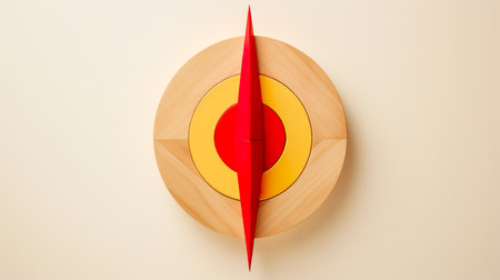 abstract darts board. Target and goal as concept.の素材