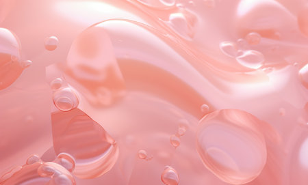 skin cell. skin serum treatment  stem cell. Collagen and vitamin drop skin cell. concept cosmetics solution.の素材