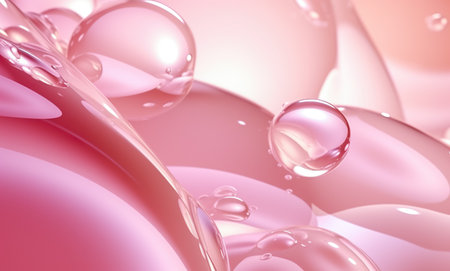 skin cell. skin serum treatment  stem cell. Collagen and vitamin drop skin cell. concept cosmetics solution.の素材