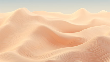 Abstract wavy background. 3d rendering, 3d illustration.の素材