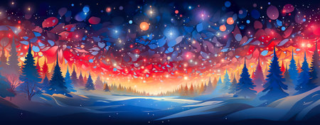 Snow background. Christmas snowy winter design. White falling snowflakes, abstract landscape. Cold weather effect. Magic nature fantasy snowfall texture decoration.の素材