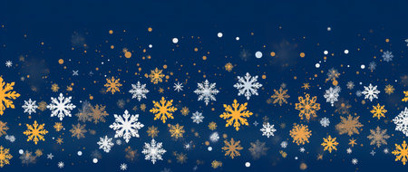 Snow background. Christmas snowy winter design. White falling snowflakes, abstract landscape. Cold weather effect. Magic nature fantasy snowfall texture decoration.の素材