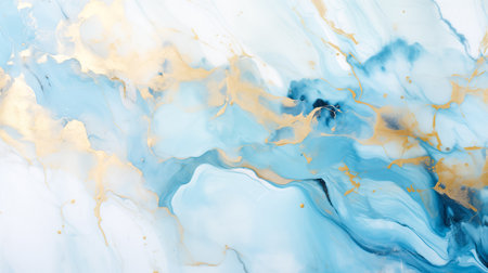 Swirls of blue marble. Liquid marble texture. Fluid art. abstract waves skin wall luxurious art ideasの素材