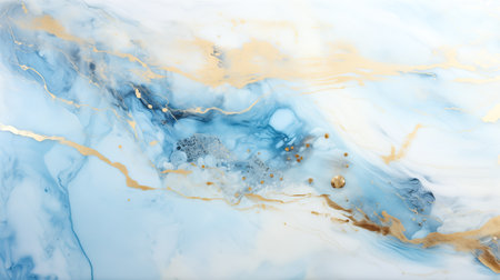 Swirls of blue marble. Liquid marble texture. Fluid art. abstract waves skin wall luxurious art ideasの素材